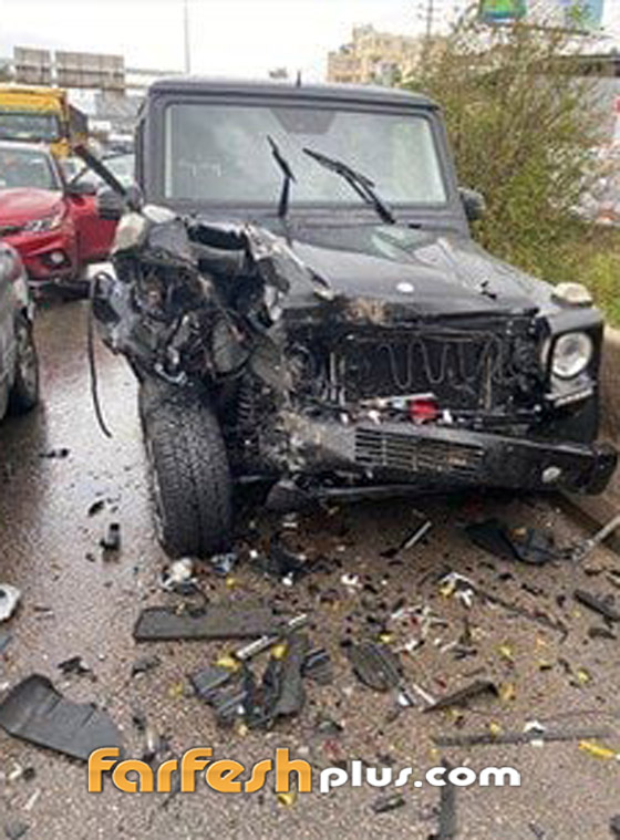 الفنان اللبناني جورج خباز يتعرض لحادث مروع والسيارة تحطمت! صورة صورة رقم 3