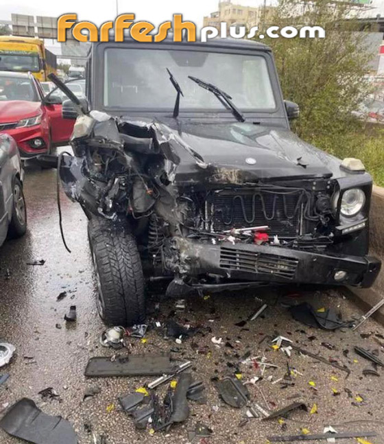الفنان اللبناني جورج خباز يتعرض لحادث مروع والسيارة تحطمت! صورة صورة رقم 1