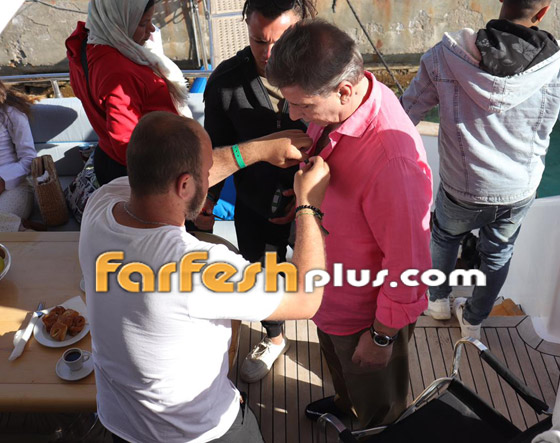 أول ظهور لزوج يسرا في عمل فني.. والفنانة تغازله صورة رقم 5