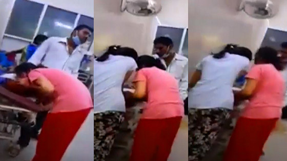 شاهد هندية تنفخ الأكسجين في فم أمها المصابة بكورونا صورة رقم 1