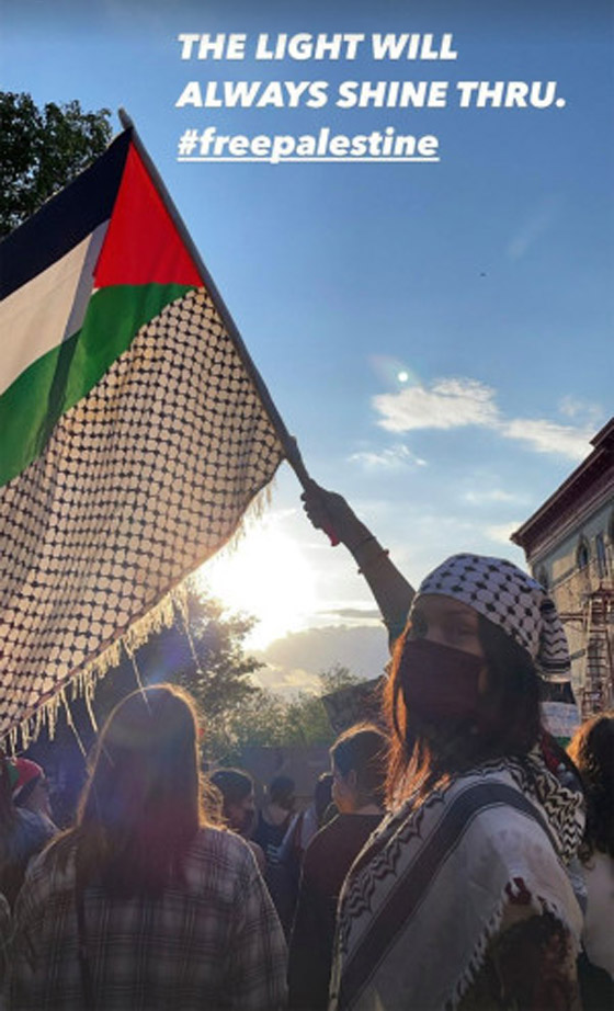 صور: بيلا حديد تعبر من جديد عن حبها لوطنها فلسطين صورة رقم 8