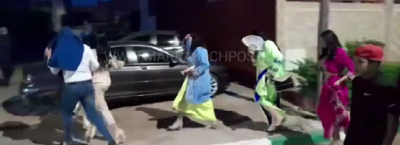 المعازيم هربوا! الشرطة المغربية تداهم حفل زفاف ابتسام بطمة شقيقة دنيا بطمة! فيديو وصور صورة رقم 4