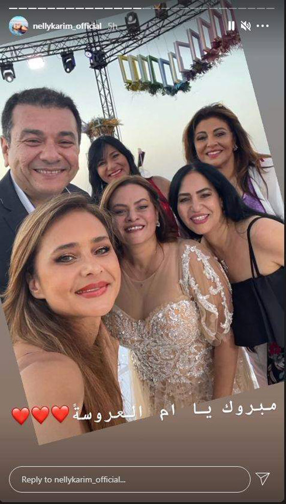 فيديو وصور النجوم في حفل زفاف ابنة المخرجة كاملة أبو ذكرى صورة رقم 1