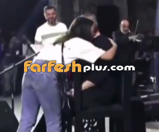 جورج وسوف يوقف حفله لمسح دموع فتاة.. وأنطوانيت نجيب تعانقه! فيديو صورة رقم 3