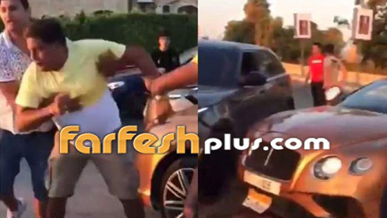 فيديو صادم: حرب شوارع وضرب بالأحذية بين حمو بيكا وفرقته مع رجال الأمن!!! صورة رقم 1