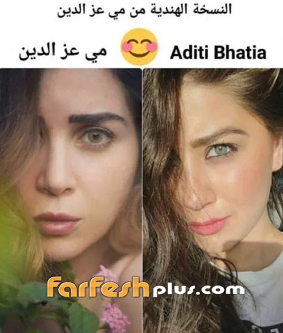صور مي عز الدين وشبيهتها الهندية.. برأيكم من أجمل؟ صورة رقم 1