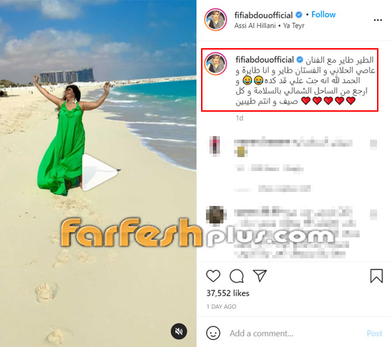 فيديو: فيفي عبده في وصلة رقص على الشاطئ صورة رقم 1