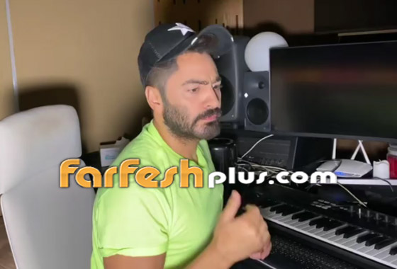 فيديو: تامر حسني يفاجئ أيتن عامر بعد غنائها 