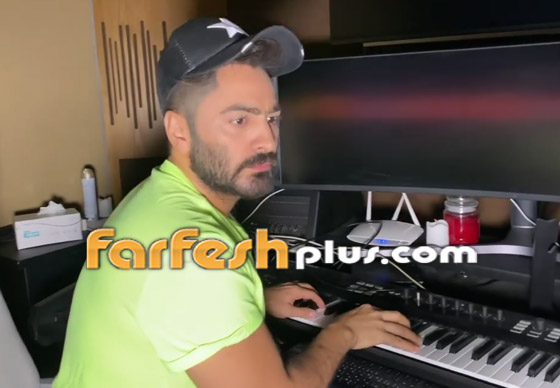 فيديو: تامر حسني يفاجئ أيتن عامر بعد غنائها 