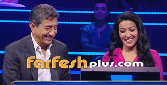 فيديو: سمية الخشاب وناصر القصبي يربحان المليون مع جورج قرداحي! صورة رقم 10