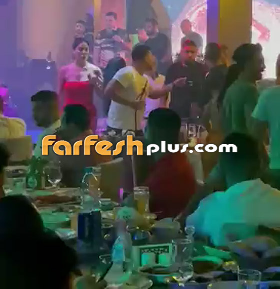 فيديو: شجار ساخن وضرب بالأيدي والصحون والنراجيل بحفل وديع الشيخ وإصابة نورهان صورة رقم 5
