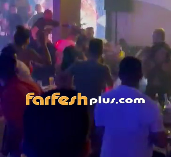 فيديو: شجار ساخن وضرب بالأيدي والصحون والنراجيل بحفل وديع الشيخ وإصابة نورهان صورة رقم 6