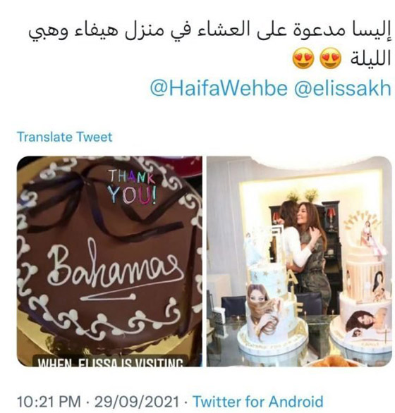 فيديو وصور :هيفاء وهبي تستضيف إليسا في منزلها..وماذا فعلتا سوية ؟  صورة رقم 4