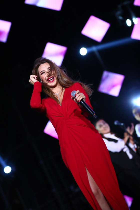 بالفيديو: نانسي عجرم تتعرض لموقف محرج على المسرح بسبب فستانها صورة رقم 3