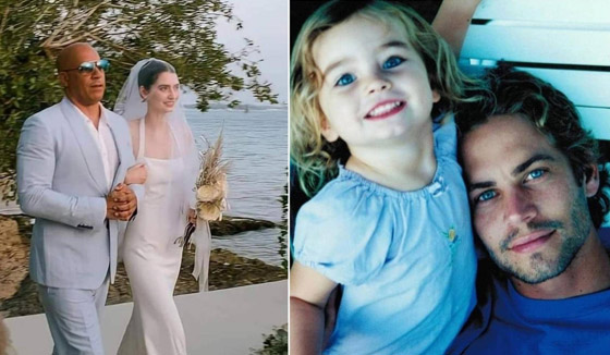 فيديو: ابنة الراحل بول ووكر تتزوج وفين ديزل يرافقها على الممر كإشبينها صورة رقم 2