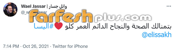 رسائل النجوم لـ إليسا في عيد ميلادها الـ50: المرأة الحنونة الحلوة صاحبة الإحساس صورة رقم 10