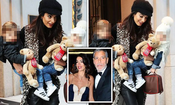 بسبب عمل زوجته الخطير.. جورج كلوني يطلب عدم نشر صور توأميه صورة رقم 3