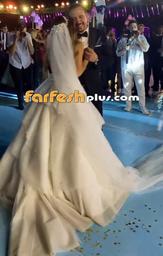 بالفيديو: إيهاب توفيق يغني بحفل زفاف ابنة هشام عباس.. شاهد جمال العروسة صورة رقم 12