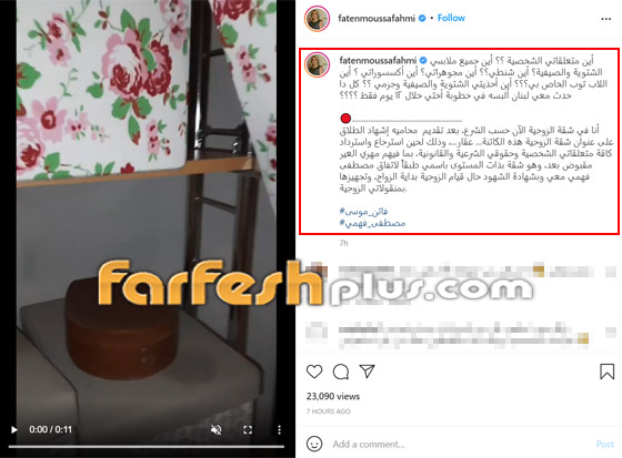 فيديو فاتن موسى: مصطفى فهمي أخفى كل متعلقاتي الشخصية من بيت الزوجية! صورة رقم 4