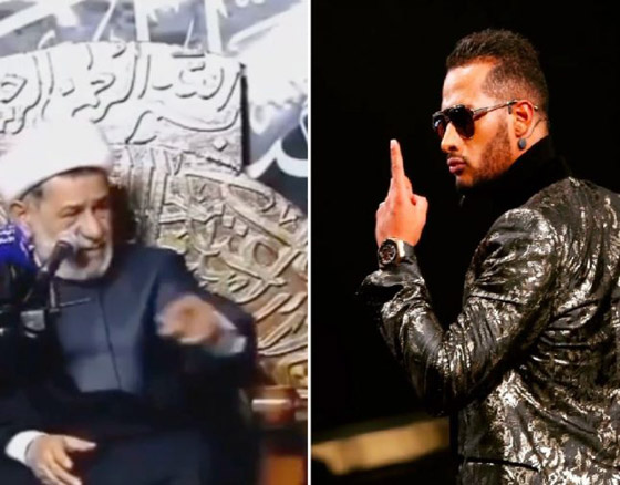 فيديو صادم: شيخ عراقي يشتم محمد رمضان ويصفه بـ