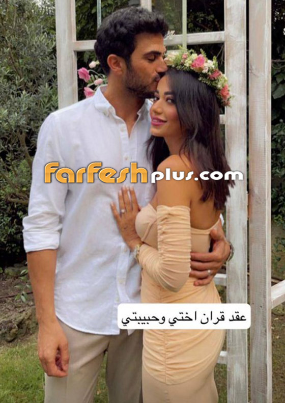 فيديو وصور: رحمة رياض وألكسندر علوم يحتفلان بعقد قرانهما صورة رقم 9