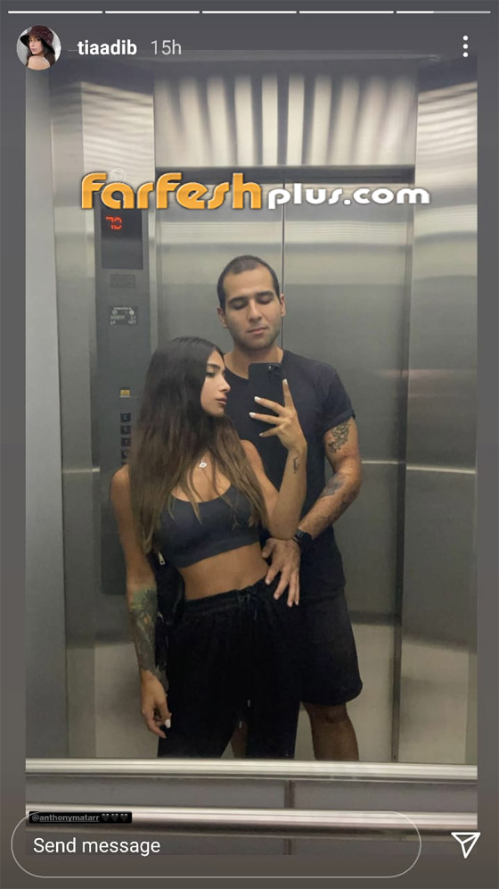 صور ابنة نوال الزغبي تيا ديب تتدلع على حبيبها في المصعد! صورة رقم 2