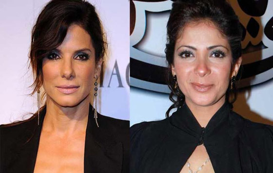 صور شبيهة منى زكي: الفنانة العالمية ساندرا بولوك.. هل فعلا تشبهها؟ صورة رقم 3
