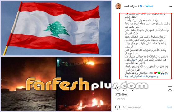 نجوم الفن يواسون لبنان: شريهان، جورج وسوف، أحلام، قصي خولي و.. صورة رقم 6