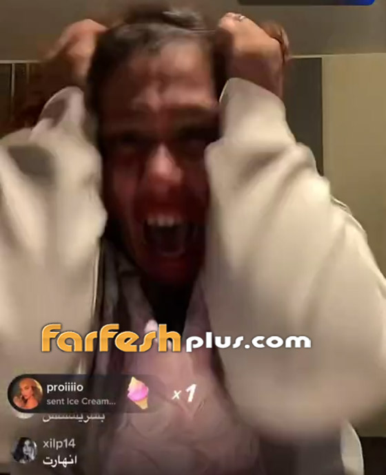 فيديو صادم: مشهورة كويتية تفقد أعصابها بجنون وتضرب نفسها وتشد شعرها ببث مباشر! صورة رقم 13