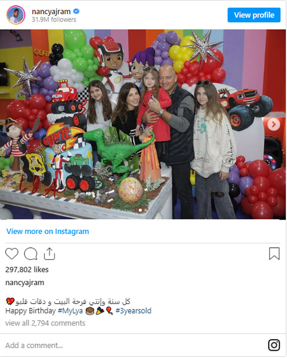 صور: نانسي عجرم تحتفل بعيد ميلاد ابنتها صورة رقم 1