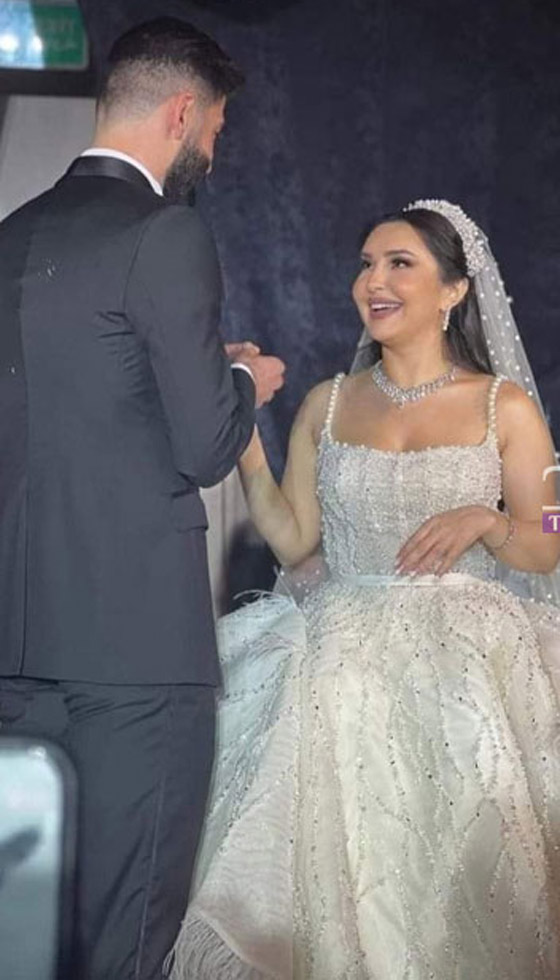 فيديو وصور مميّزة من حفل زفاف الفنانة السورية شهد برمدا صورة رقم 5