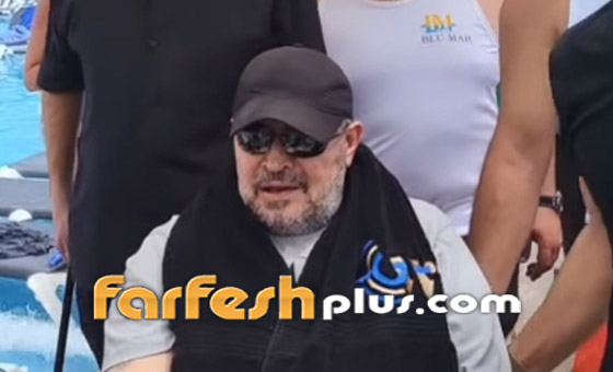 صور وفيديو: جورج وسوف على الشاطئ جالسا على كرسي متحرك والجمهور حوله.. صورة رقم 6