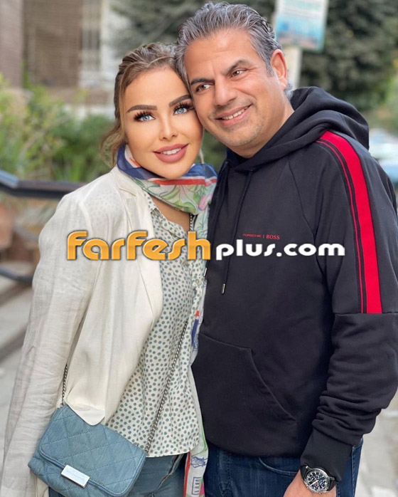 بالصور: رولا سعد تحتضن زوجها برومانسية في إطلالة نادرة لهما صورة رقم 2