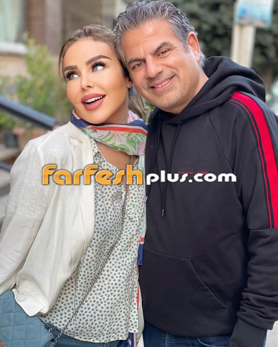 بالصور: رولا سعد تحتضن زوجها برومانسية في إطلالة نادرة لهما صورة رقم 3