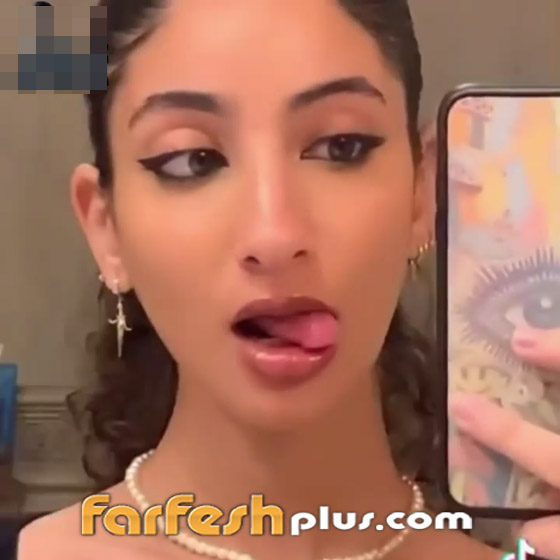 فيديو: لي لي ابنة منى زكي وأحمد حلمي تستفز الجمهور بحركة 