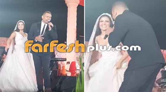 فيديو: عمرو دياب في موقف محرج في حفل زفاف: ماذا قالت له العروس؟ صورة رقم 1