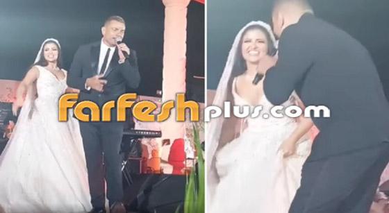 فيديو: عمرو دياب في موقف محرج في حفل زفاف: ماذا قالت له العروس؟ صورة رقم 6