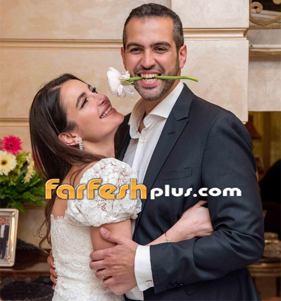 طليق أصالة وزوجها معا.. يضحكان مع بعضهما بحفل زفاف ابنتها شام صورة رقم 2