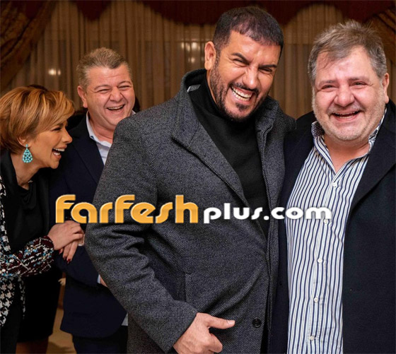 طليق أصالة وزوجها معا.. يضحكان مع بعضهما بحفل زفاف ابنتها شام صورة رقم 1