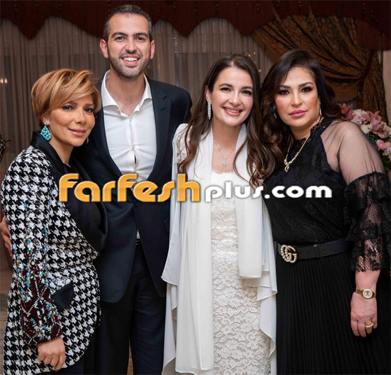 طليق أصالة وزوجها معا.. يضحكان مع بعضهما بحفل زفاف ابنتها شام صورة رقم 7