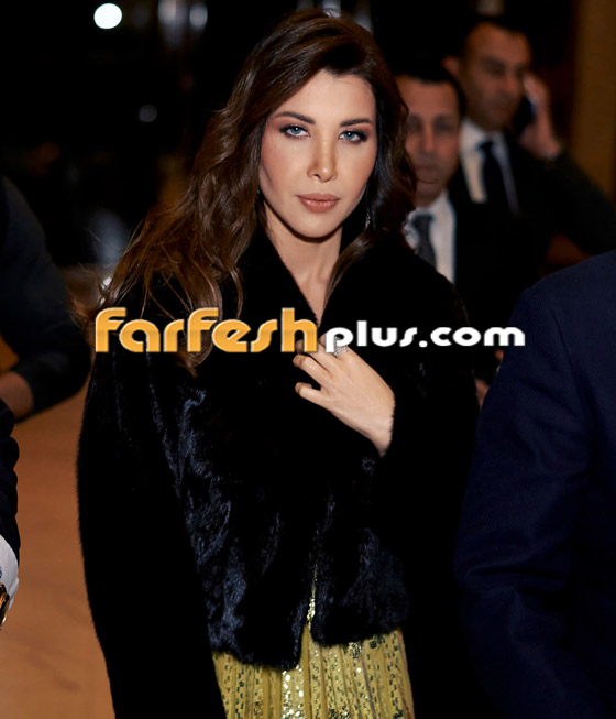 فيديو وصور نانسي عجرم بفستان أصفر أنيق تصميم إيلي صعب، والجمهور: 