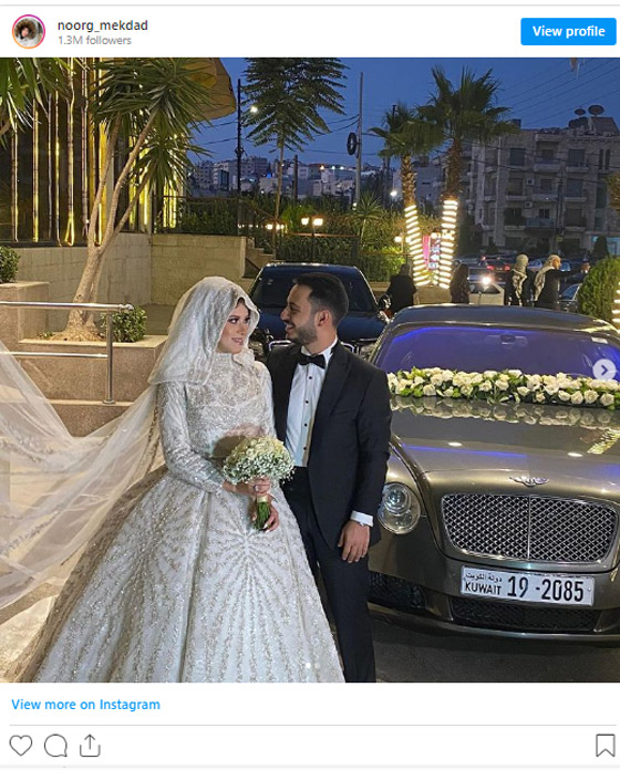 صورة خطيبة عصام مقداد.. والجمهور يعلق: 