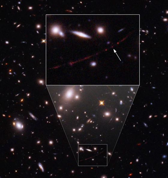 أزرق اللون شديد السخونة.. ناسا ترصد أبعد نجم مسجل عن الأرض صورة رقم 1