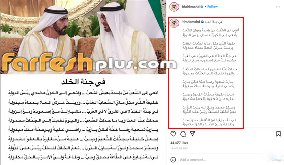 بقصيدة مؤثرة.. نائب الرئيس محمد بن راشد ينعى الشيخ خليفة بن زايد صورة رقم 1