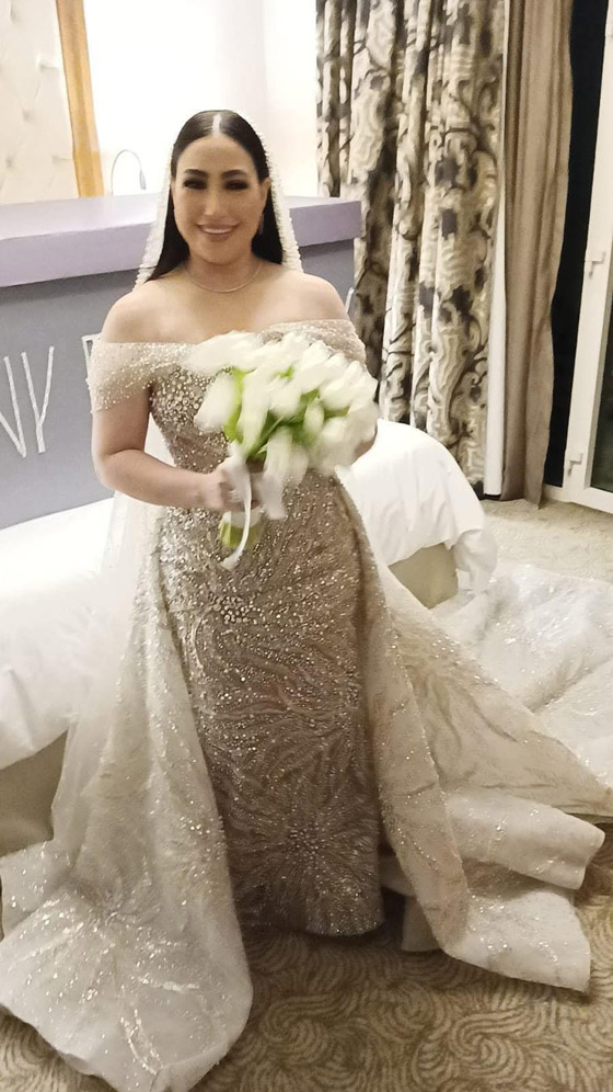 تسريب فيديو صادم من حفل زفاف المطربة بوسي تهدد غاضبة : “عليا الطلاق أبوظ الجوازة دي!