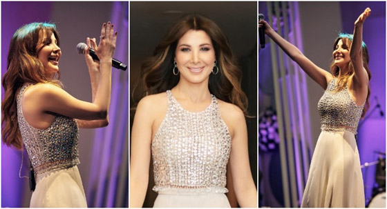 فيديو وصور نانسي عجرم أشعلت الاجواء حفلها الاخير بالقاهرة تركت المسرح لتغني وسط الجمهور  صورة رقم 8