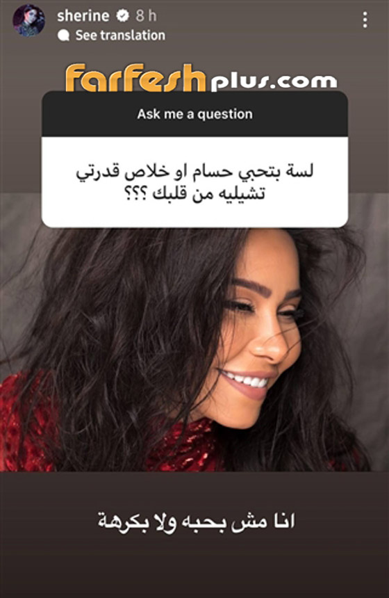 شيرين عبد الوهاب: خرجت من الاكتئاب بالصلاة ولن أعود لـ حسام حبيب.. صور صورة رقم 1