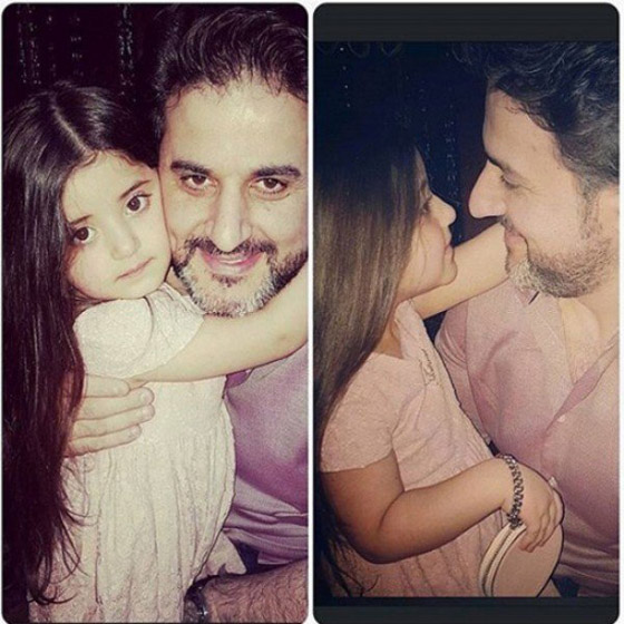 ملحم زين مع إبنته الصغيرة زينب في عيدها.. شاهد أيضا صوره مع باقي اولاده صورة رقم 6