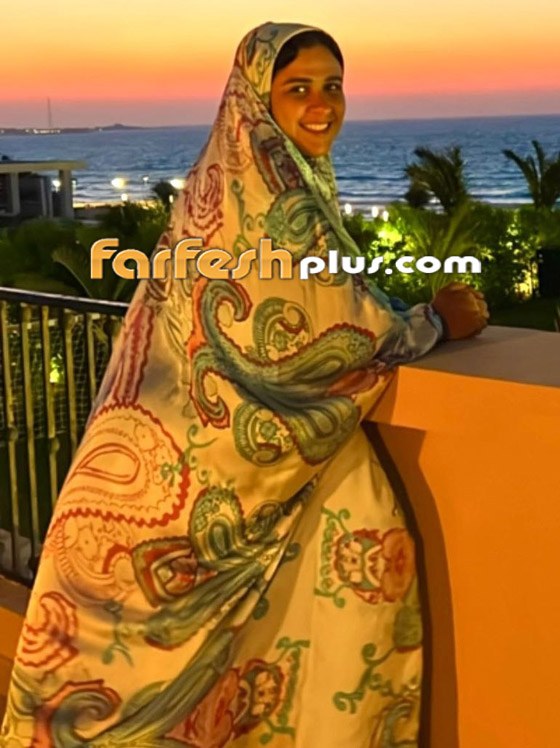 صور ياسمين عبد العزيز تعايد متابعيها بعيد الأضحى 