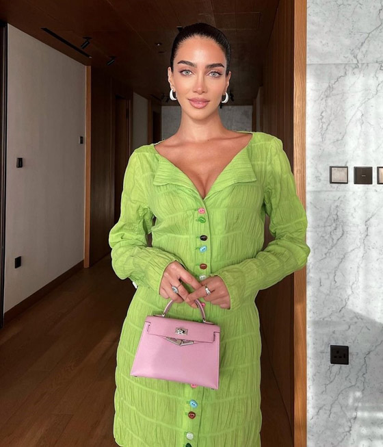 الأخضر الليموني يسحر النجمات والفاشينيستات صورة رقم 2